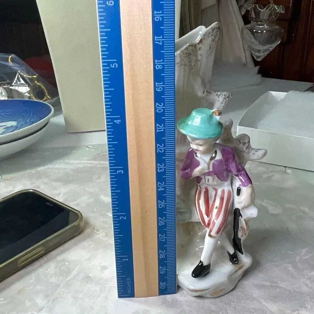Antique Porcelain spill vase English 18th early 19th centuries.